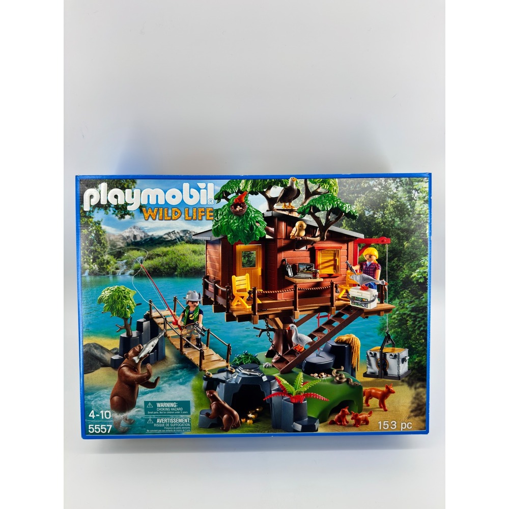 Playmobil Wild Life Adventure Tree House 5557 Building Set 153 pc New NIB